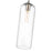Z-Lite Monty 1 Light 22" Pendant, Brushed Nickel/Matte Opal