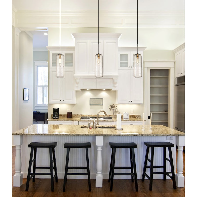 Z-Lite Monty 1 Light 22" Pendant, Brushed Nickel/Matte Opal