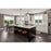Z-Lite Monty 1 Light 22" Pendant, Matte Black/Matte Opal