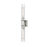 Z-Lite Beau 2 Light 27" Wall Sconce, Brushed Nickel/Clear Ribbed
