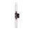 Z-Lite Beau 2 Light 4" Wall Sconce, Bronze/Clear Ribbed