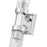 Z-Lite Beau 2 Light 4" Wall Sconce, Polished Nickel/Clear Ribbed