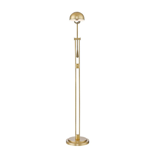 Z-Lite Grammercy Park 1 Light Floor Lamp, Heritage Brass