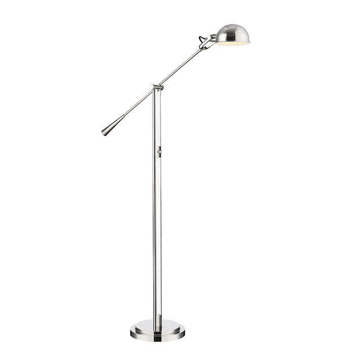 Z-Lite Grammercy Park 1 Light Floor Lamp, Polished Nickel - 741FL-PN