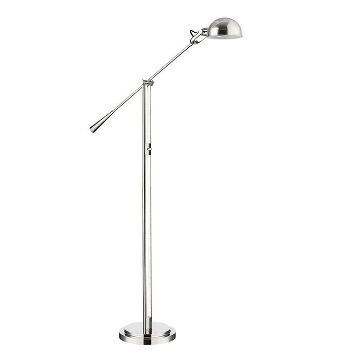 Z-Lite Grammercy Park 1 Light Floor Lamp, Polished Nickel