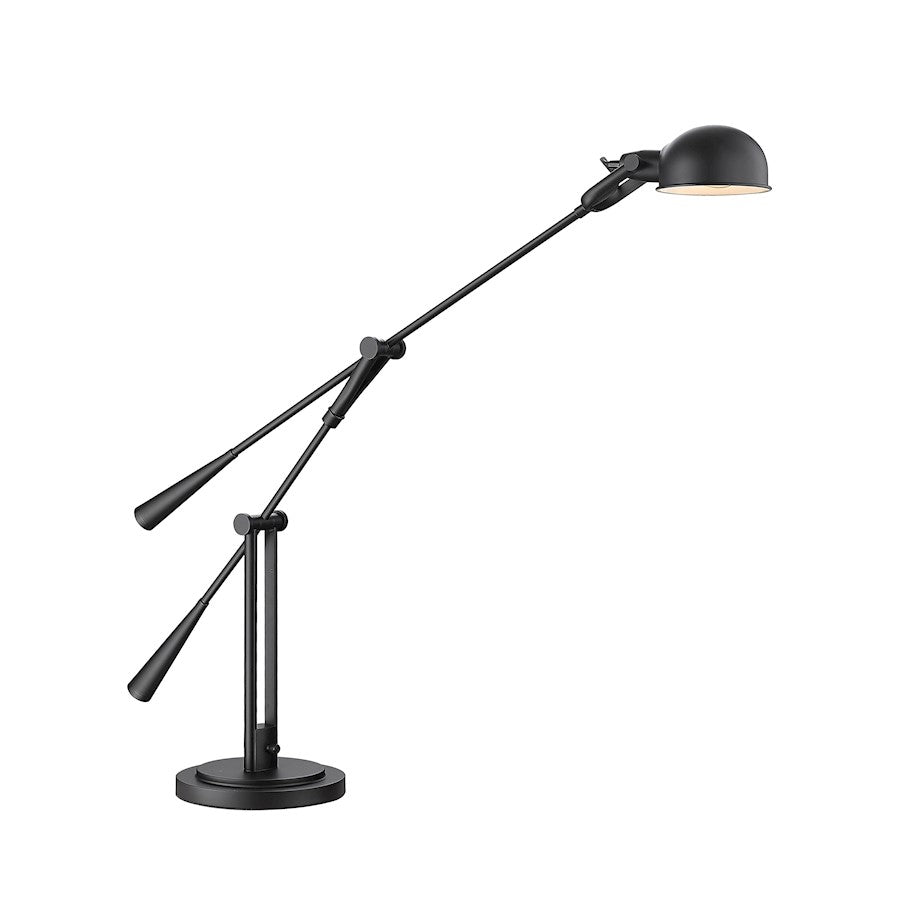 Z-Lite Grammercy Park 1 Light Table Lamp, Matte Black - 741TL-MB