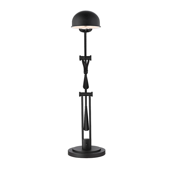 Z-Lite Grammercy Park 1 Light Table Lamp, Matte Black