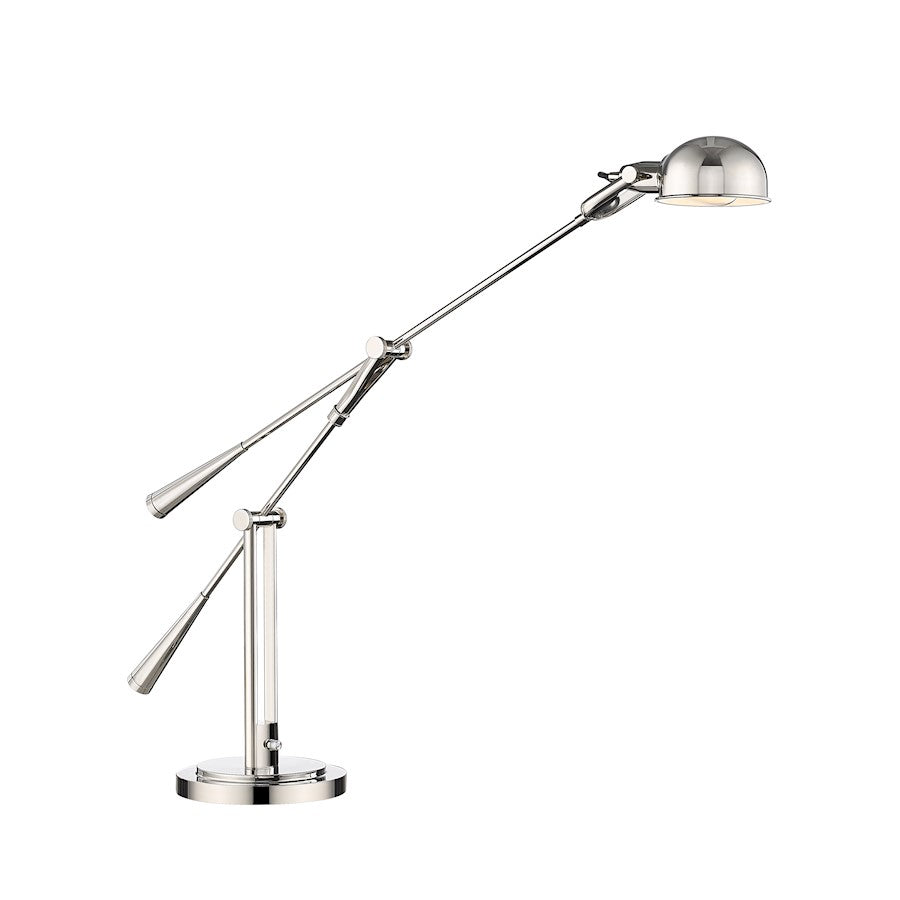 Z-Lite Grammercy Park 1 Light Table Lamp, Polished Nickel - 741TL-PN