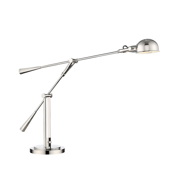 Z-Lite Grammercy Park 1 Light Table Lamp, Polished Nickel