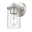 Z-Lite Thayer 1 Light Vanity, Brushed Nickel/Clear