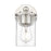 Z-Lite Thayer 1 Light Vanity, Brushed Nickel/Clear