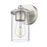 Z-Lite Thayer 1 Light Vanity, Brushed Nickel/Clear