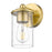 Z-Lite Thayer 1 Light Vanity, Luxe Gold/Clear