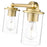 Z-Lite Thayer 2 Light Vanity, Luxe Gold/Clear