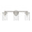 Z-Lite Thayer 3 Light Vanity, Brushed Nickel/Clear