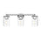 Z-Lite Thayer 3 Light Vanity, Chrome/Clear