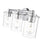 Z-Lite Thayer 3 Light Vanity, Chrome/Clear