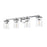 Z-Lite Thayer 4 Light Vanity, Chrome/Clear