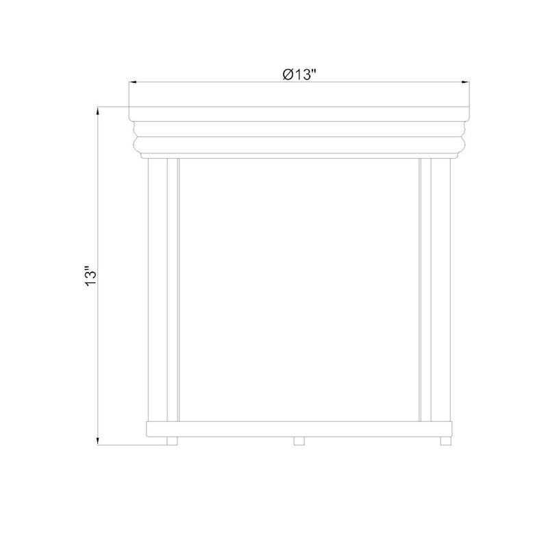 Z-Lite Thayer 3 Light Flush Mount, Brushed Nickel/Clear