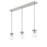 Z-Lite Thayer 3 Light Pendant, Brushed Nickel/Clear