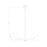 Z-Lite Leila 2 Light 42" Chandelier, Matte Black/White Linen