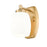 Z-Lite Kendrick 1 Light 4.75" Wall Sconce, Luxe Gold/Matte Opal