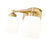 Z-Lite Kendrick 2 Light 14.5" Vanity, Luxe Gold/Matte Opal