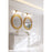 Z-Lite Kendrick 3 Light 23" Vanity, Luxe Gold/Matte Opal