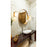 Z-Lite Burk 1 Light 4.25" Wall Sconce, Luxe Gold/Matte Opal