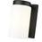 Z-Lite Burk 1 Light 4.25" Wall Sconce, Matte Black/Matte Opal