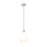 Z-Lite Margo 1 Light 11" Pendant, Brushed Nickel/White