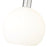 Z-Lite Margo 1 Light 11" Pendant, Brushed Nickel/White