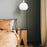 Z-Lite Margo 1 Light 11" Pendant, Olde Brass/White