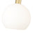 Z-Lite Margo 1 Light 11" Pendant, Olde Brass/White