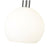 Z-Lite Margo 1 Light 11" Pendant, Polished Nickel/White