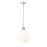 Z-Lite Margo 1 Light 15" Pendant, Polished Nickel/White - 7500P14-PN
