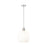 Z-Lite Margo 1 Light 15" Pendant, Polished Nickel/White