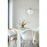 Z-Lite Margo 1 Light 11" Pendant, Polished Nickel/Clear Seedy