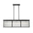 Z-Lite Carnaby 10 Light Pendant, Matte Black/Clear Ribbed - 7504-42L-MB