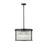 Z-Lite Carnaby 5 Light Pendant, Matte Black/Clear Ribbed - 7504P18-MB