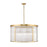 Z-Lite Carnaby 9 Light Chandelier, Modern Gold/Clear Ribbed - 7504P32-MGLD