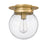 Z-Lite Calhoun 1 Light Flush Mount