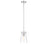 Z-Lite Kira 1 Light 5" Pendant, Chrome/Clear/Rod - 7508MP-ROD-CH