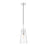 Z-Lite Kira 1 Light 7" Pendant, Chrome/Clear - 7508P-CH