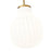 Z-Lite Newbury 1 Light 10" Pendant, Modern Gold/White Opal