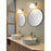 Z-Lite Annalise 1 Light Wall Sconce, Brushed Nickel/Matte Opal