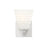 Z-Lite Annalise 1 Light Wall Sconce, Brushed Nickel/Matte Opal