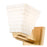 Z-Lite Annalise 1 Light Wall Sconce, Modern Gold/Matte Opal
