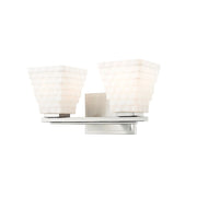Z-Lite Annalise 2 Light Vanity, Brushed Nickel/Matte Opal - 7514-2V-BN