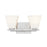 Z-Lite Annalise 2 Light Vanity, Brushed Nickel/Matte Opal